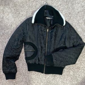 Black Bomber Jacket